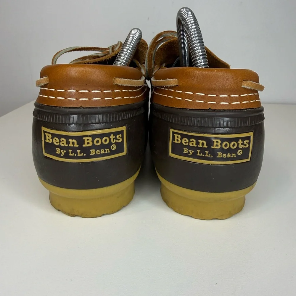 L.L. Bean Rubber Mocs Bean Boots Low Top Duck Shoe Rain Made in USA Mens 8 06009
